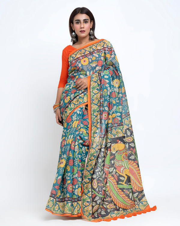 Fine Soft Silk Saree With Blouse Piece (SS07)